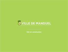 Tablet Screenshot of manduel.fr